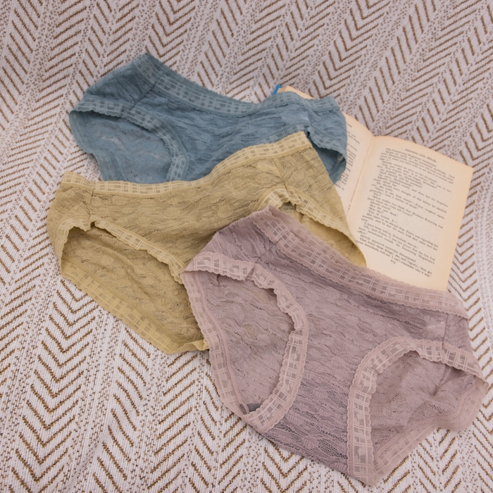 91家纺网 家纺一手货源 找家纺 （总）【福利款】松色家居 2026新款内裤-蕾丝纹理-尾单-单条装