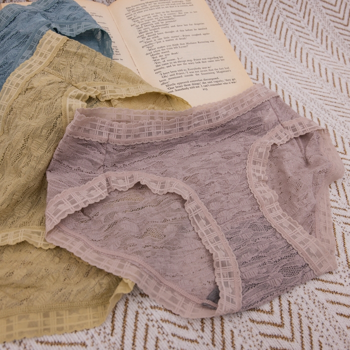 91家纺网 家纺一手货源 找家纺 （总）【福利款】松色家居 2026新款内裤-蕾丝纹理-尾单-单条装