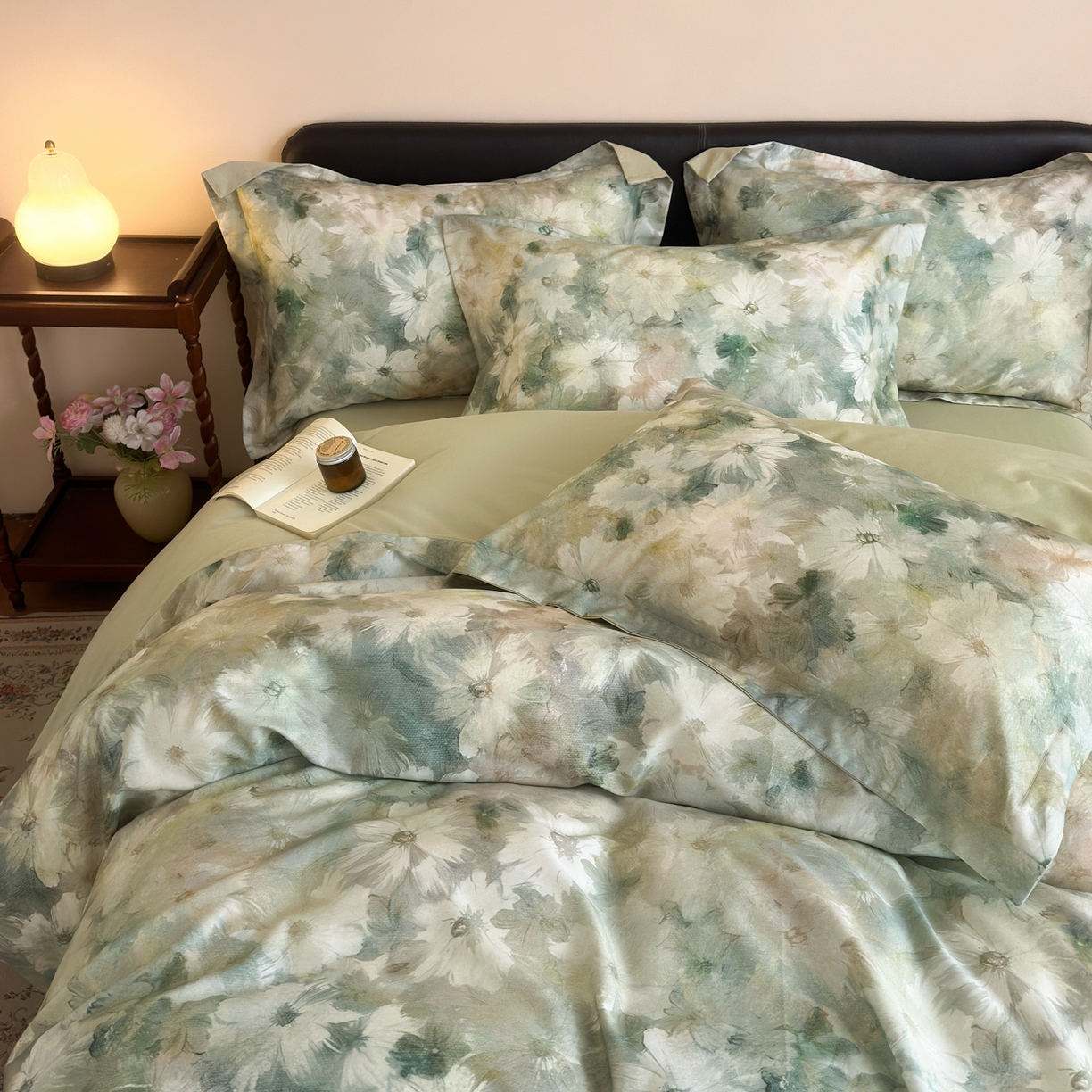 91家纺网 家纺一手货源 找家纺 （总）优彩 2026新款长绒棉数码印花精梳全棉纯棉四件套