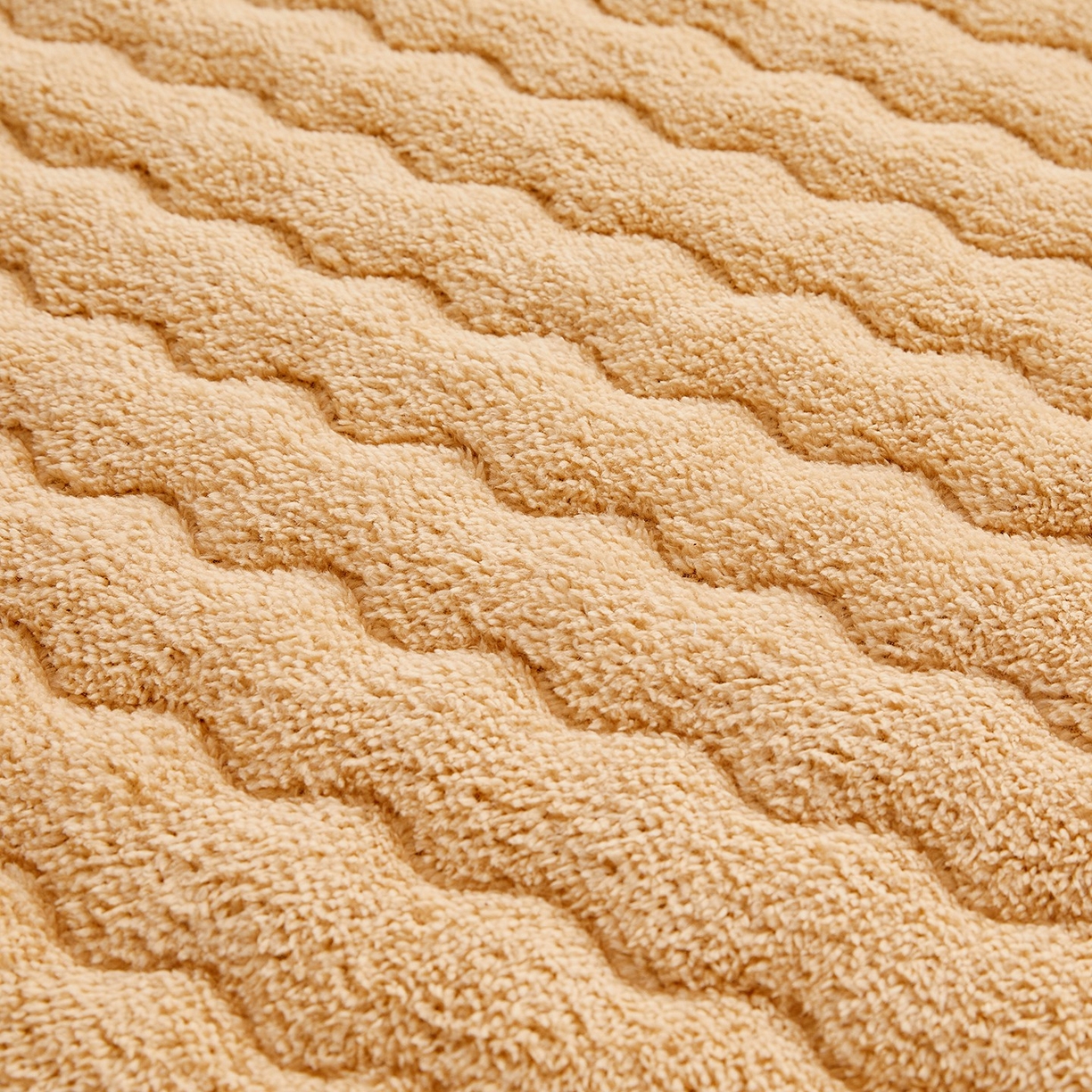 91家纺网 家纺一手货源 找家纺 月茶家纺 2026新款立体爱心边羊羔绒海绵床垫垫子 咖色