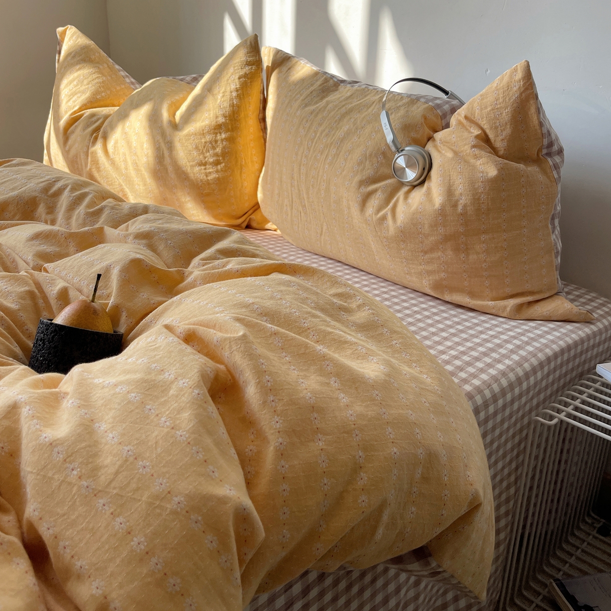 91家纺网 家纺一手货源 找家纺 （总）盼季家纺 2026新款亲肤水洗棉四件套-简单款