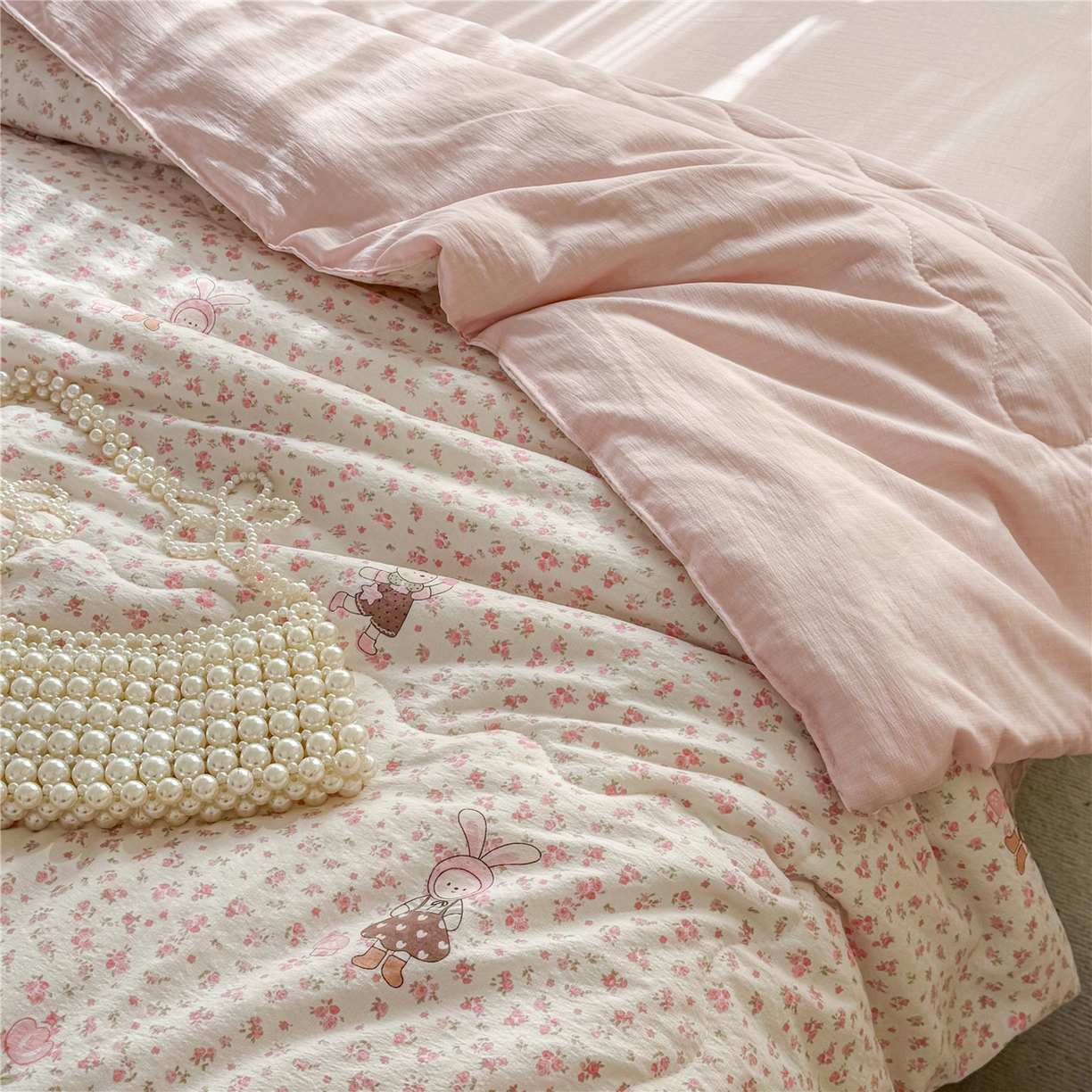 91家纺网 家纺一手货源 找家纺 （总）艺菲阁家纺 2026新款云感双层纱夏被夏凉被空调被