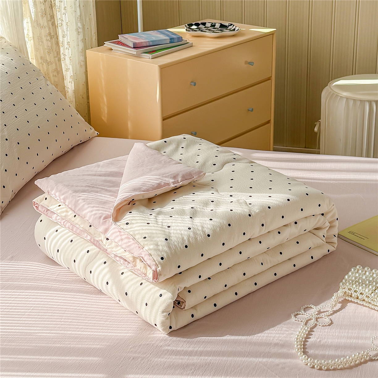 91家纺网 家纺一手货源 找家纺 （总）艺菲阁家纺 2026新款云感双层纱夏被夏凉被空调被