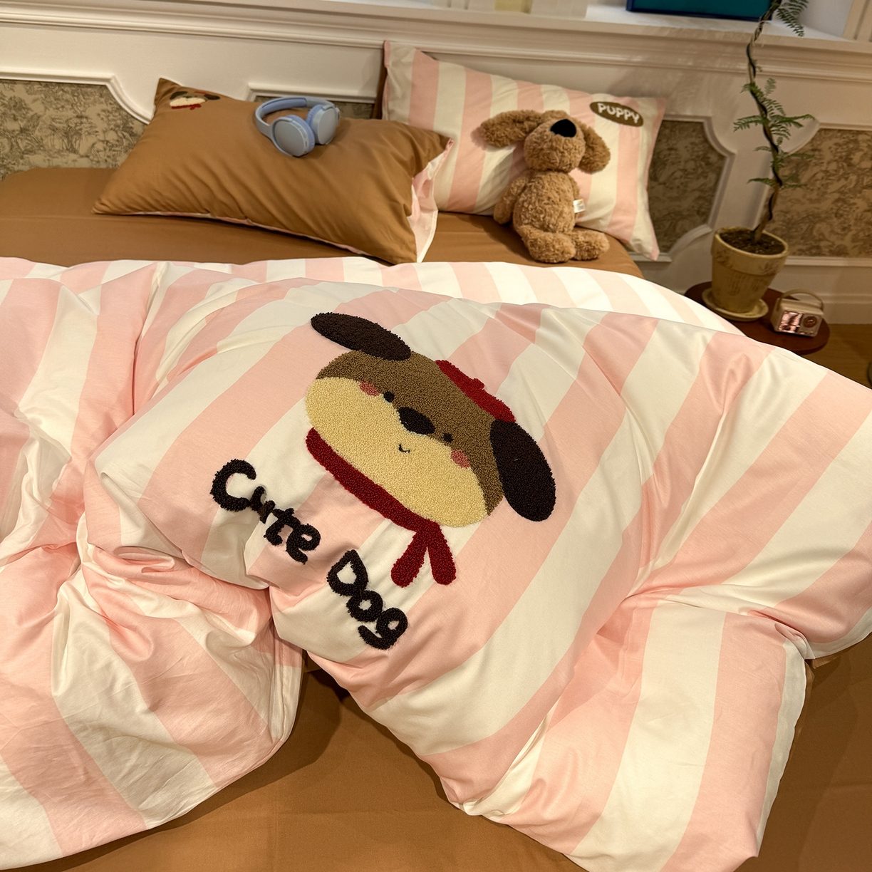 91家纺网 家纺一手货源 找家纺 （总）怡家居 2026新款全棉纯棉印花立体毛巾绣四件套