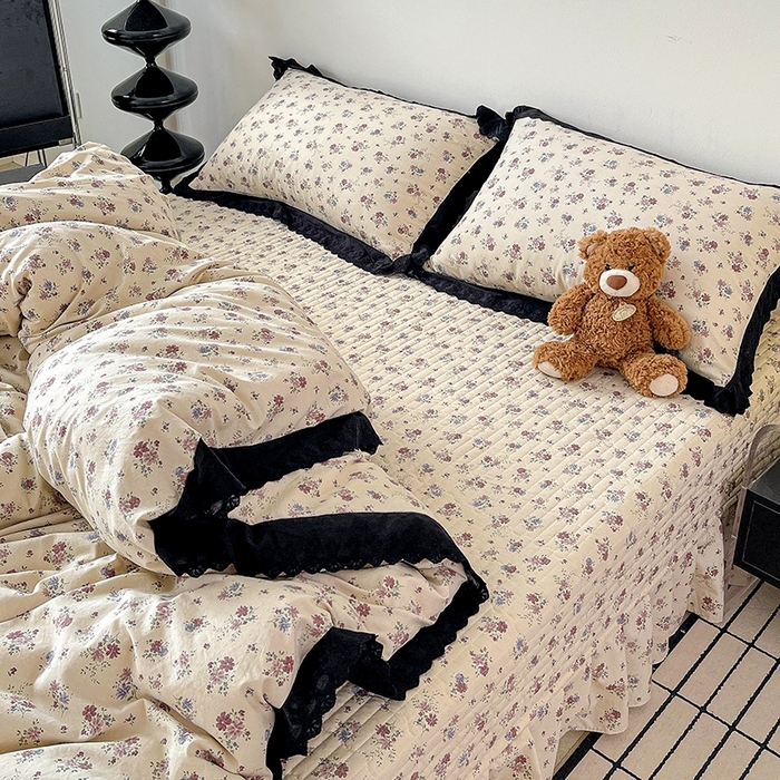 91家纺网 家纺一手货源 找家纺 （总）元熙 2026新款古法水洗棉床盖四件套