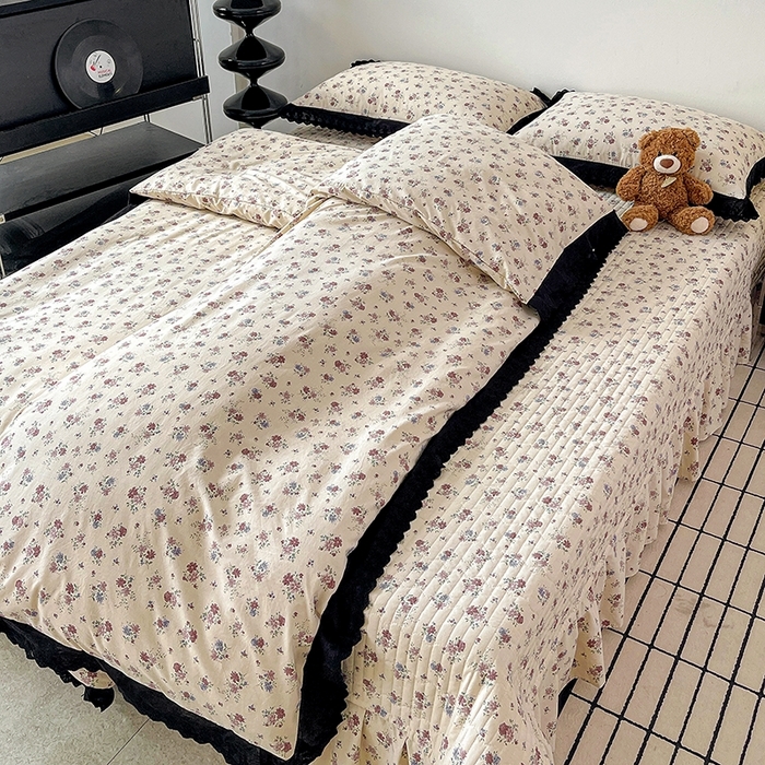 91家纺网 家纺一手货源 找家纺 （总）元熙 2026新款古法水洗棉床盖四件套