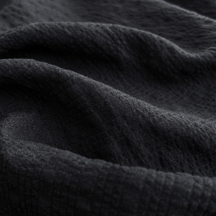 91家纺网 家纺一手货源 找家纺 优承佳生活馆 2026新款软糯双拼泡芙纱四件套 星耀黑+西瓜红