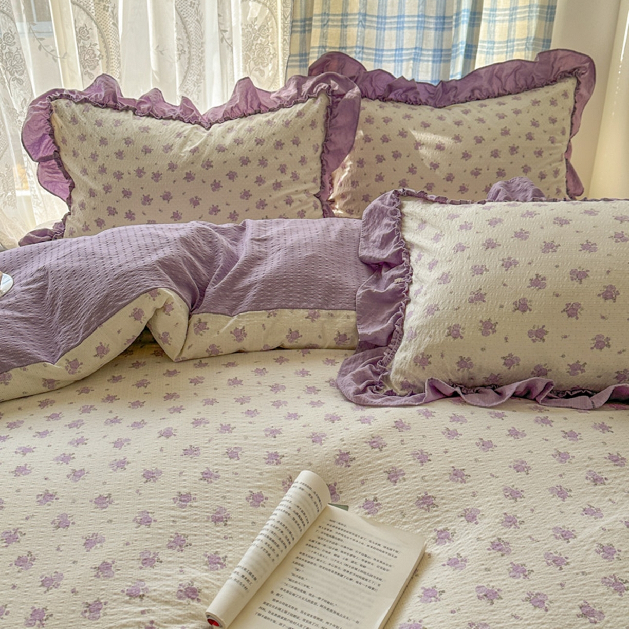 91家纺网 家纺一手货源 找家纺 （总）欧尚 2026新款花边床盖四件套