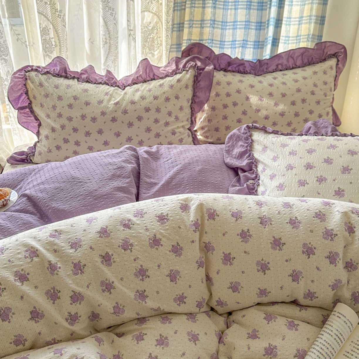 91家纺网 家纺一手货源 找家纺 （总）欧尚 2026新款花边床盖四件套