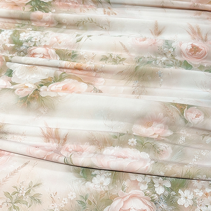 91家纺网 家纺一手货源 找家纺 欧夏家纺 2026新款凉感锦氨夏被玻尿酸焕颜被夏凉被空调被薄被子-直播供货 百合盛开