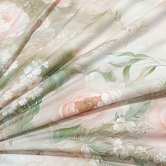 91家纺网 家纺一手货源 找家纺 欧夏家纺 2026新款凉感锦氨夏被玻尿酸焕颜被夏凉被空调被薄被子-直播供货 百合盛开