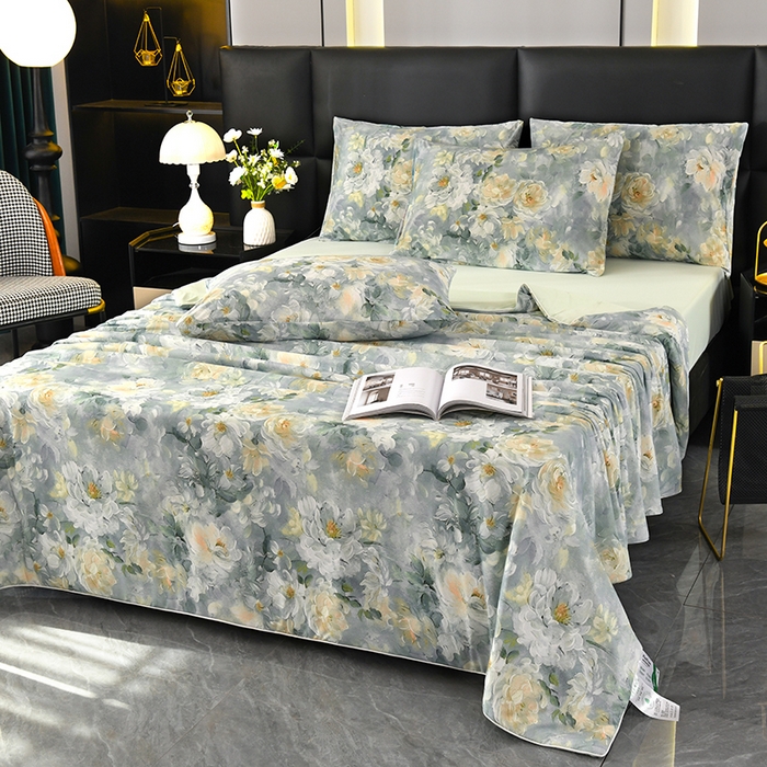 91家纺网 家纺一手货源 找家纺 欧夏家纺 2026新款凉感锦氨夏被玻尿酸焕颜被夏凉被空调被薄被子-直播供货 夏日清新