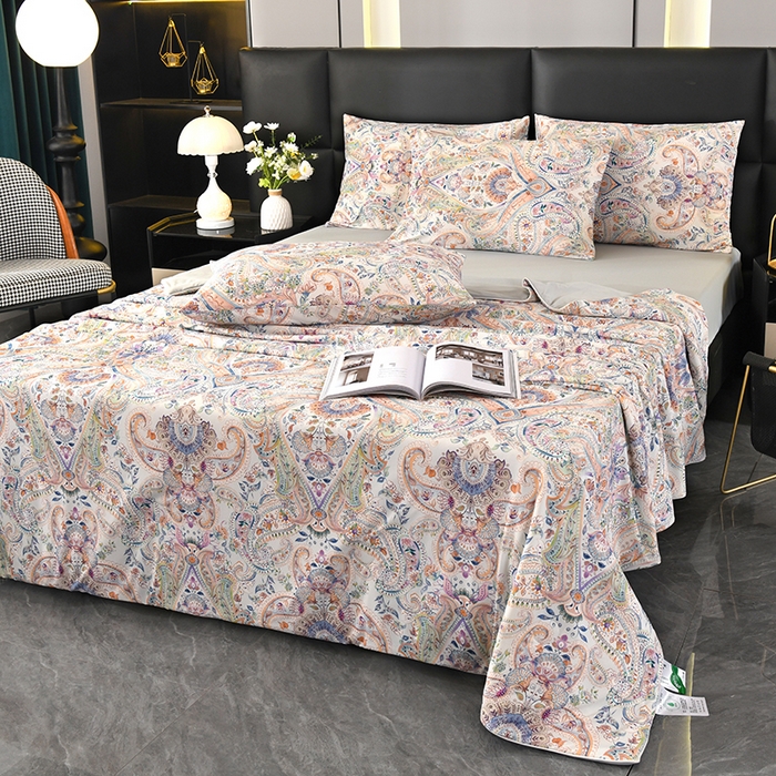 91家纺网 家纺一手货源 找家纺 欧夏家纺 2026新款凉感锦氨夏被玻尿酸焕颜被夏凉被空调被薄被子-直播供货 罗马情怀