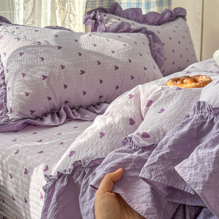 91家纺网 家纺一手货源 找家纺 （总）欧尚 2026新款花边床盖四件套