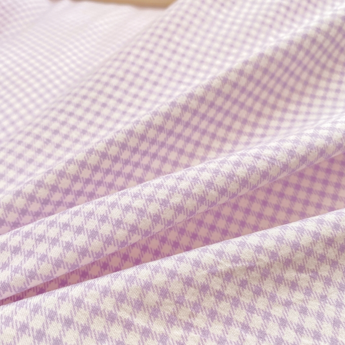 91家纺网 家纺一手货源 找家纺 艺玲家纺 2026新款奶油风韩式云朵棉花边四件套 奶油-紫