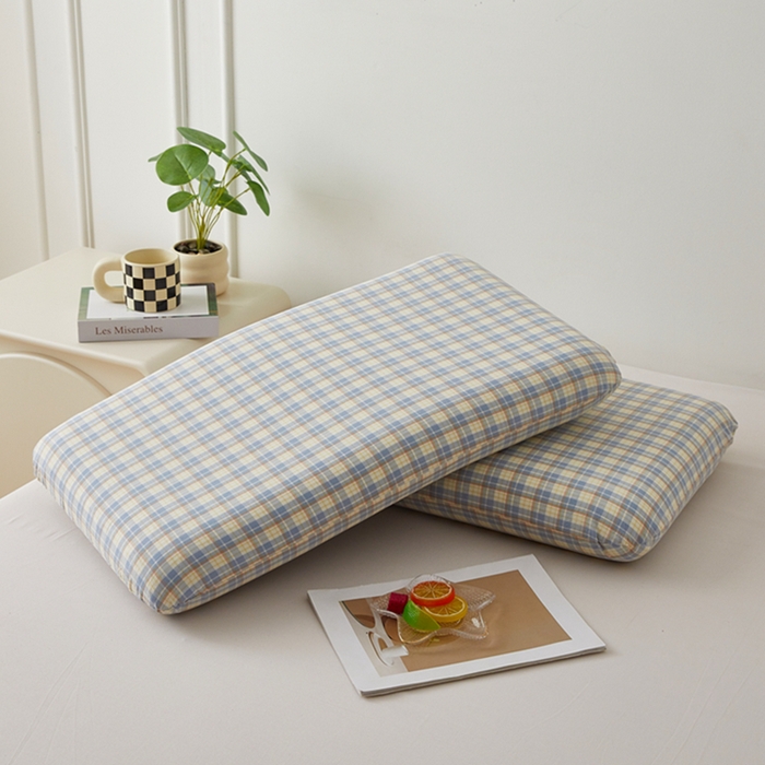 91家纺网 家纺一手货源 找家纺 （总）翎盈家纺 2026新款纯棉水洗棉深睡枕专用枕套面包记忆枕枕头套