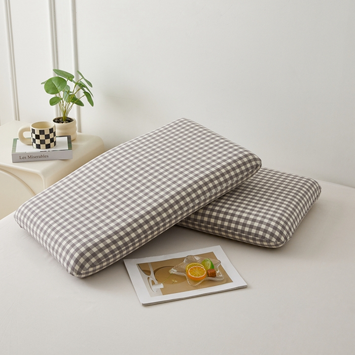 91家纺网 家纺一手货源 找家纺 （总）翎盈家纺 2026新款纯棉水洗棉深睡枕专用枕套面包记忆枕枕头套