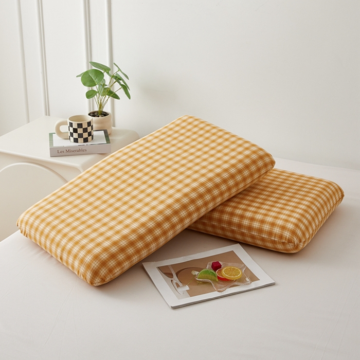 91家纺网 家纺一手货源 找家纺 （总）翎盈家纺 2026新款纯棉水洗棉深睡枕专用枕套面包记忆枕枕头套