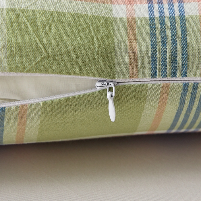 91家纺网 家纺一手货源 找家纺 翎盈家纺 2026新款纯棉水洗棉深睡枕专用枕套面包记忆枕枕头套 初时-绿