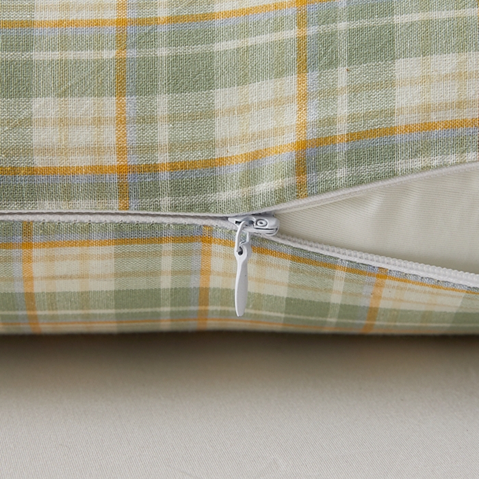 91家纺网 家纺一手货源 找家纺 翎盈家纺 2026新款纯棉水洗棉深睡枕专用枕套面包记忆枕枕头套 朵拉-绿