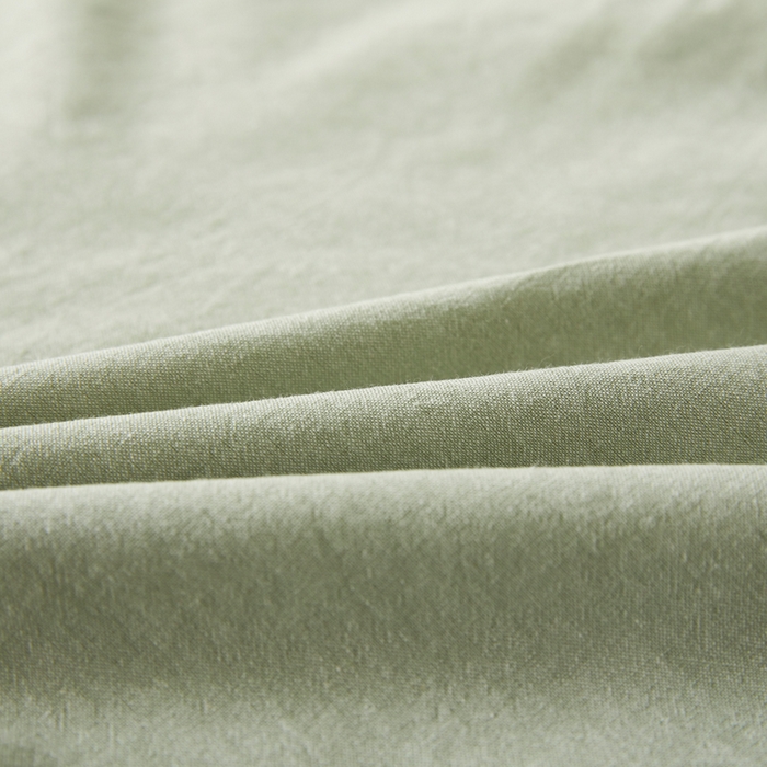 91家纺网 家纺一手货源 找家纺 翎盈家纺 2026新款纯棉水洗棉深睡枕专用枕套面包记忆枕枕头套 浅果绿