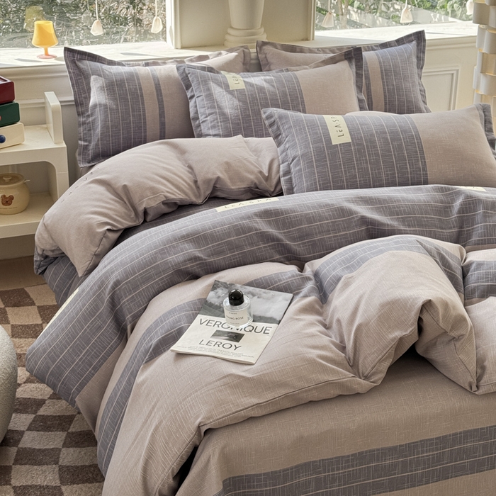 91家纺网 家纺一手货源 找家纺 佑佳2024新款140克磨毛印花植物羊绒四件套直播 时光隧道