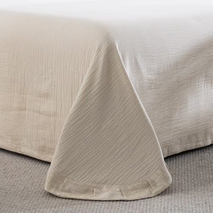 91家纺网 家纺一手货源 找家纺 （总）仰望棉麻双层纱供应链 2026新款棉麻色织提花纽扣款-福禄双全