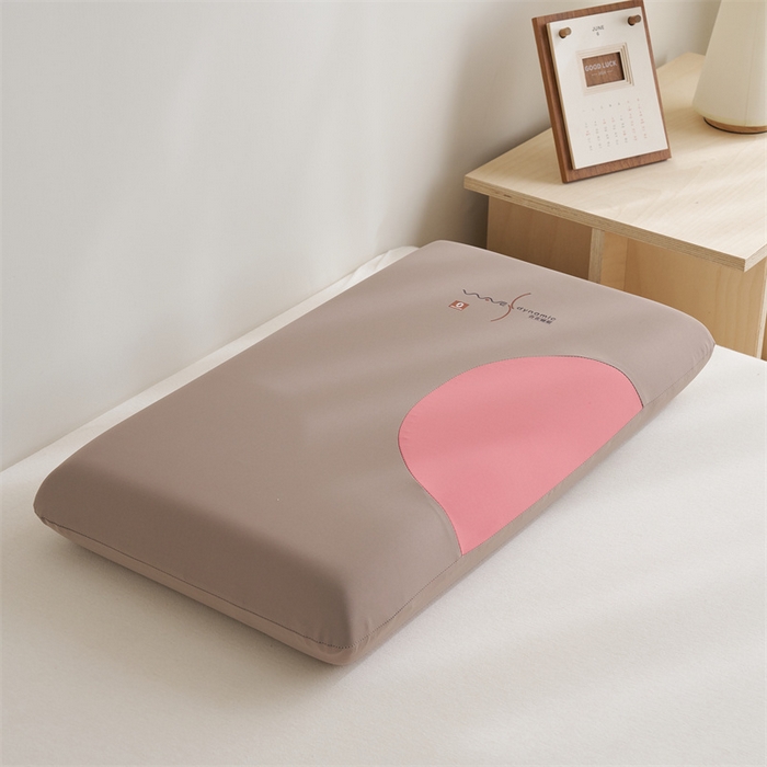 91家纺网 家纺一手货源 找家纺 一粒麦子乳胶馆 2026新款高弹亲肤加厚面包款生物基无压感枕头枕芯 咖粉色