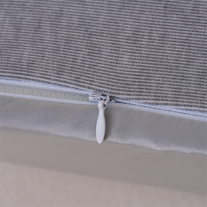 91家纺网 家纺一手货源 找家纺 一粒麦子乳胶馆 2026新款亲肤记忆棉护颈太空益眠枕枕头枕芯-马上有钱 高低款-马上有钱-灰色