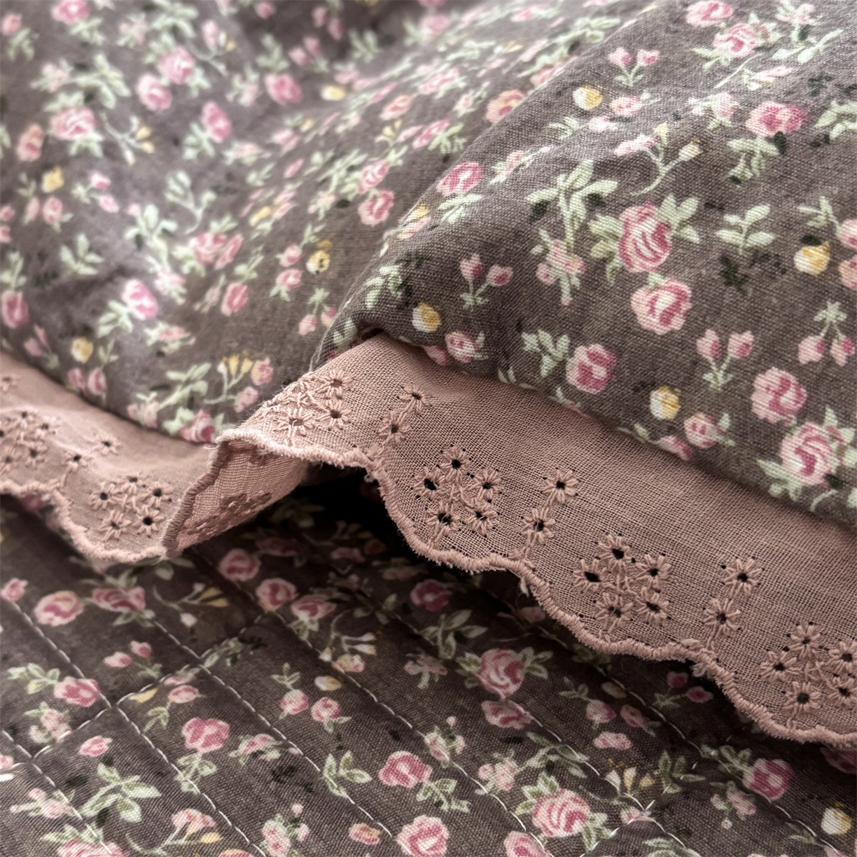 91家纺网 家纺一手货源 找家纺 （总）明玉家纺馆 2026新款古法水洗仿棉床盖四件套