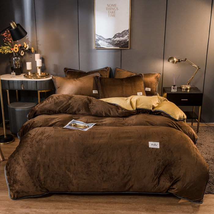 91家纺网 家纺一手货源 找家纺 （总）栩裕纺织 2026新款网红爆款意式轻奢牛奶绒单被套被套单件被套单品