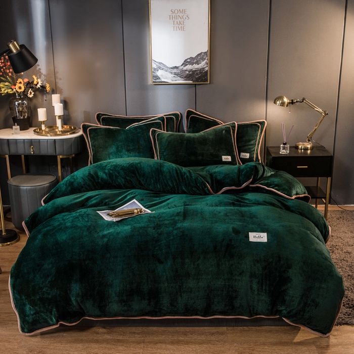 91家纺网 家纺一手货源 找家纺 （总）栩裕纺织 2026新款网红爆款意式轻奢牛奶绒单被套被套单件被套单品