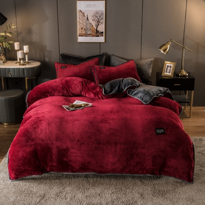 栩裕纺织 2026新款网红爆款意式轻奢牛奶绒单被套被套单件被套单品 梦境