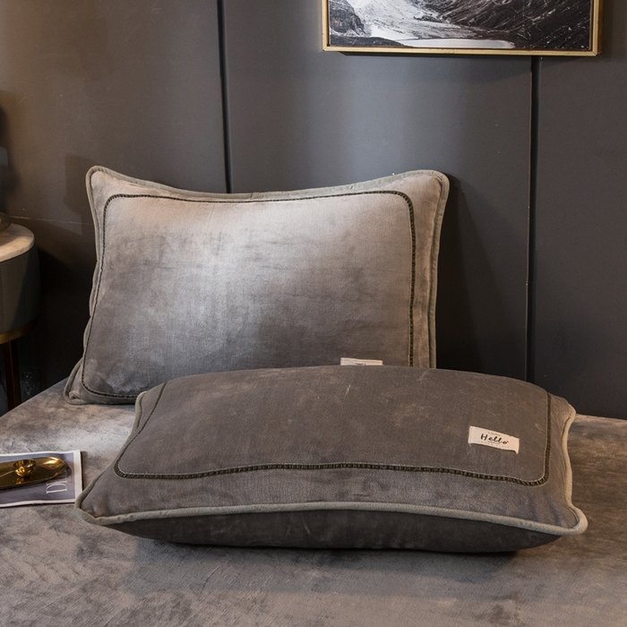 91家纺网 家纺一手货源 找家纺 栩裕纺织 2026新款网红爆款意式轻奢牛奶绒单被套被套单件被套单品 时尚灰