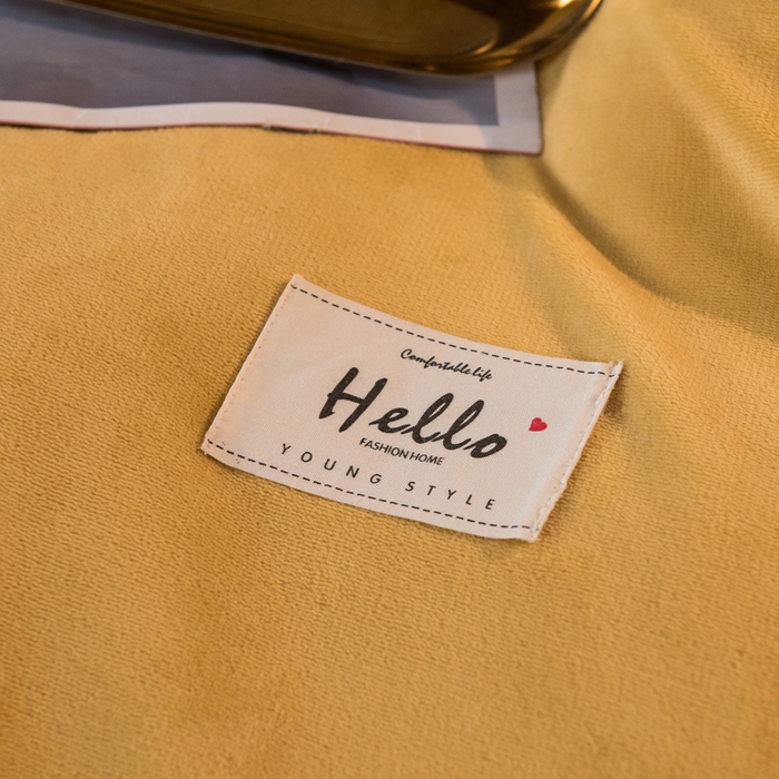 91家纺网 家纺一手货源 找家纺 栩裕纺织 2026新款网红爆款意式轻奢牛奶绒单被套被套单件被套单品 柠檬黄