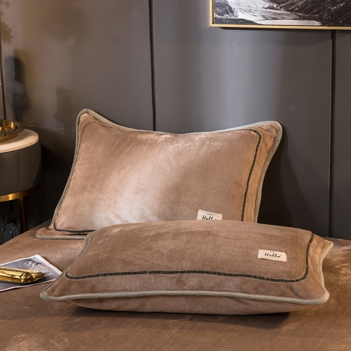 91家纺网 家纺一手货源 找家纺 栩裕纺织 2026新款网红爆款意式轻奢牛奶绒单被套被套单件被套单品 伽士米