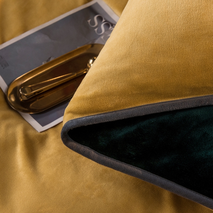 91家纺网 家纺一手货源 找家纺 栩裕纺织 2026新款网红爆款意式轻奢牛奶绒单被套被套单件被套单品 琥珀