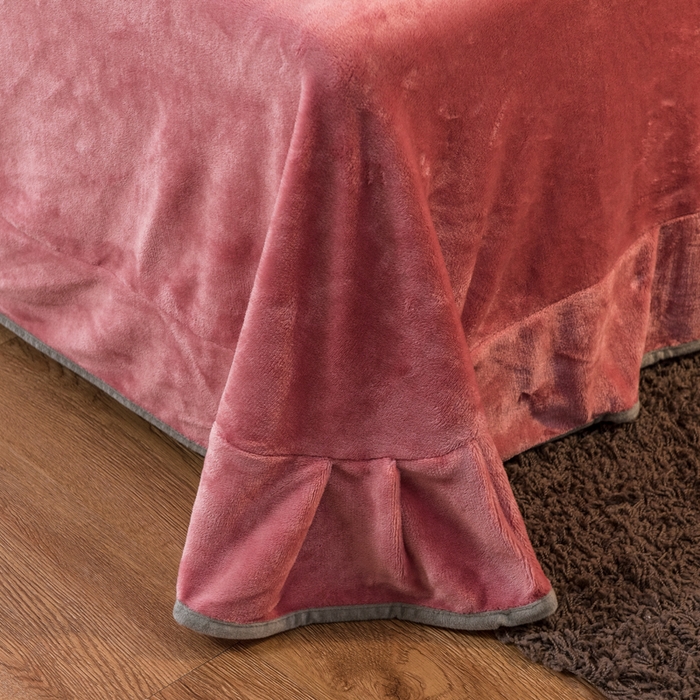 91家纺网 家纺一手货源 找家纺 栩裕纺织 2026新款网红爆款意式轻奢牛奶绒单被套被套单件被套单品 魅色