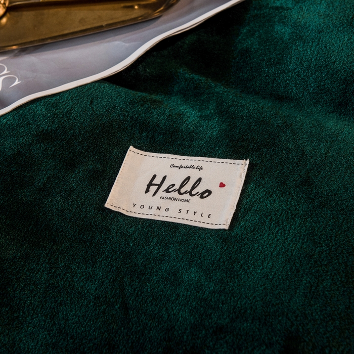 91家纺网 家纺一手货源 找家纺 栩裕纺织 2026新款网红爆款意式轻奢牛奶绒单被套被套单件被套单品 玛瑙绿