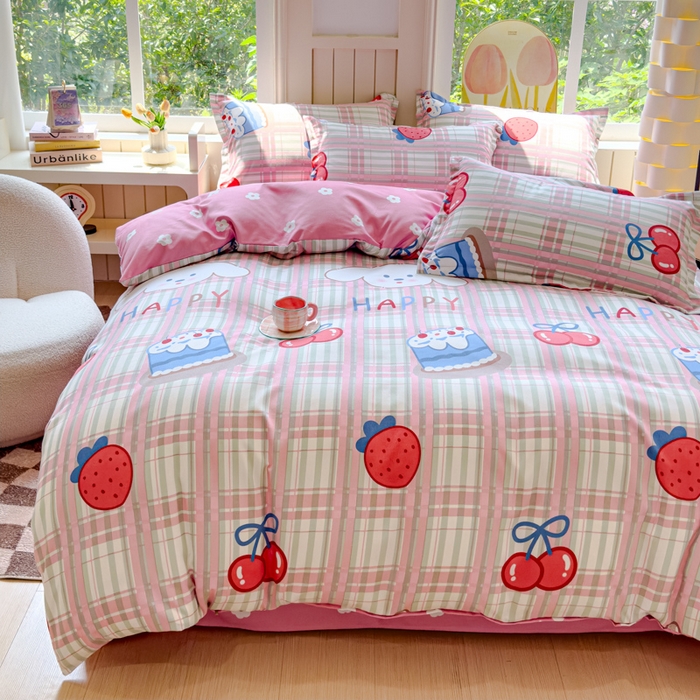 91家纺网 家纺一手货源 找家纺 佑佳2024新款140克磨毛印花植物羊绒四件套直播 时代新宠