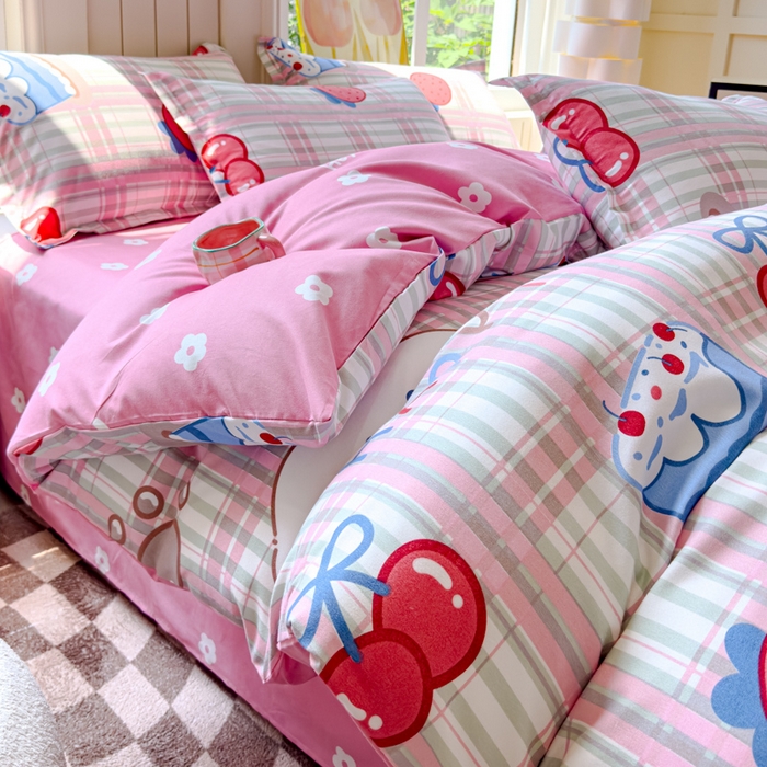 91家纺网 家纺一手货源 找家纺 佑佳2024新款140克磨毛印花植物羊绒四件套直播 时代新宠