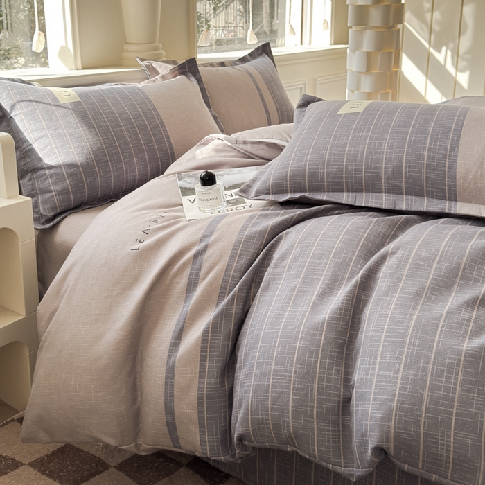 91家纺网 家纺一手货源 找家纺 佑佳2024新款140克磨毛印花植物羊绒四件套直播 时光隧道