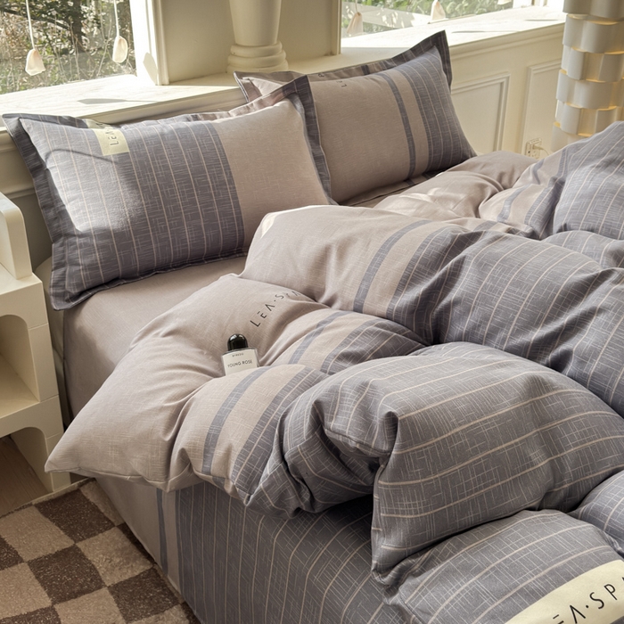 91家纺网 家纺一手货源 找家纺 佑佳2024新款140克磨毛印花植物羊绒四件套直播 时光隧道