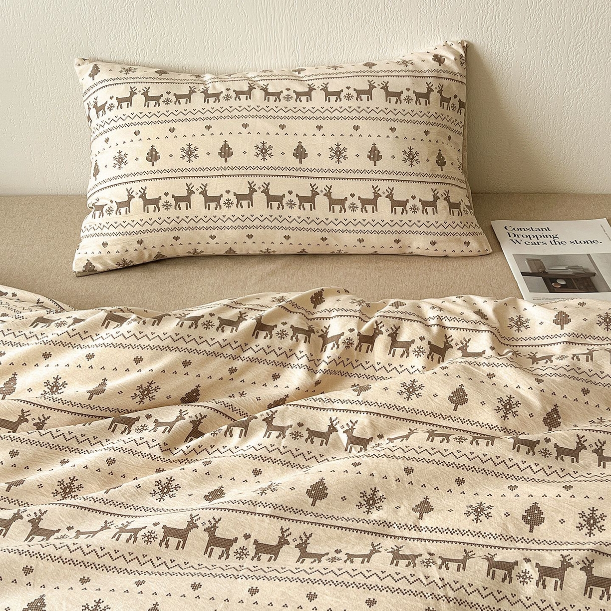 91家纺网 家纺一手货源 找家纺 （总）恋之语 2026新款水洗色织提花工艺系列四件套（量大从优）