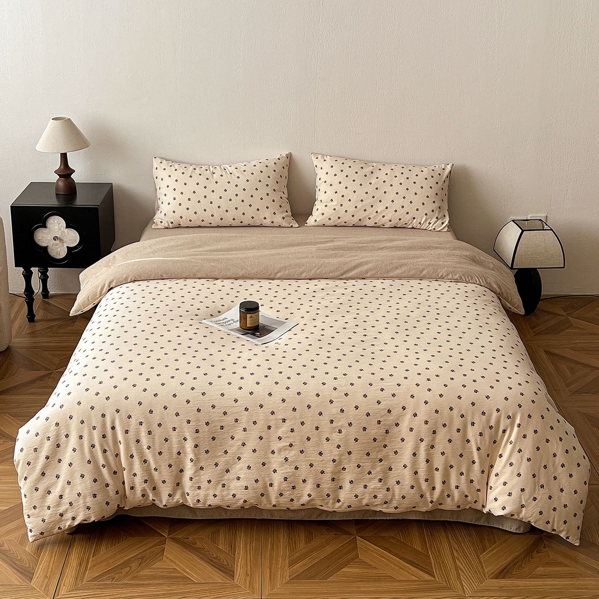 91家纺网 家纺一手货源 找家纺 （总）恋之语 2026新款水洗色织提花工艺系列四件套（量大从优）