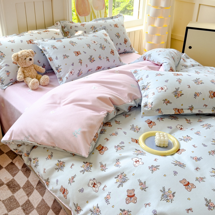 91家纺网 家纺一手货源 找家纺 佑佳2024新款140克磨毛印花植物羊绒四件套直播 小兔市集