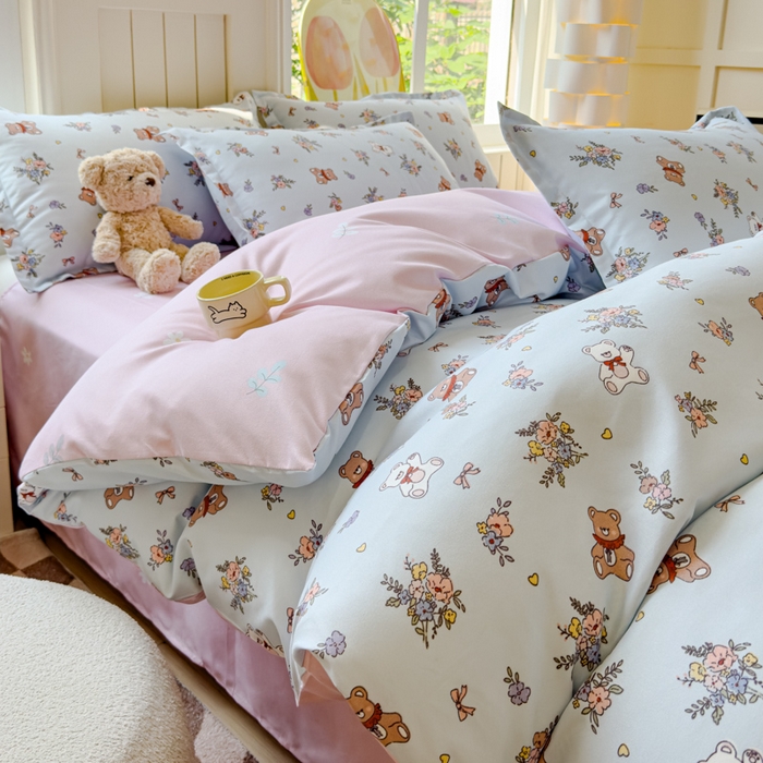 91家纺网 家纺一手货源 找家纺 佑佳2024新款140克磨毛印花植物羊绒四件套直播 小兔市集