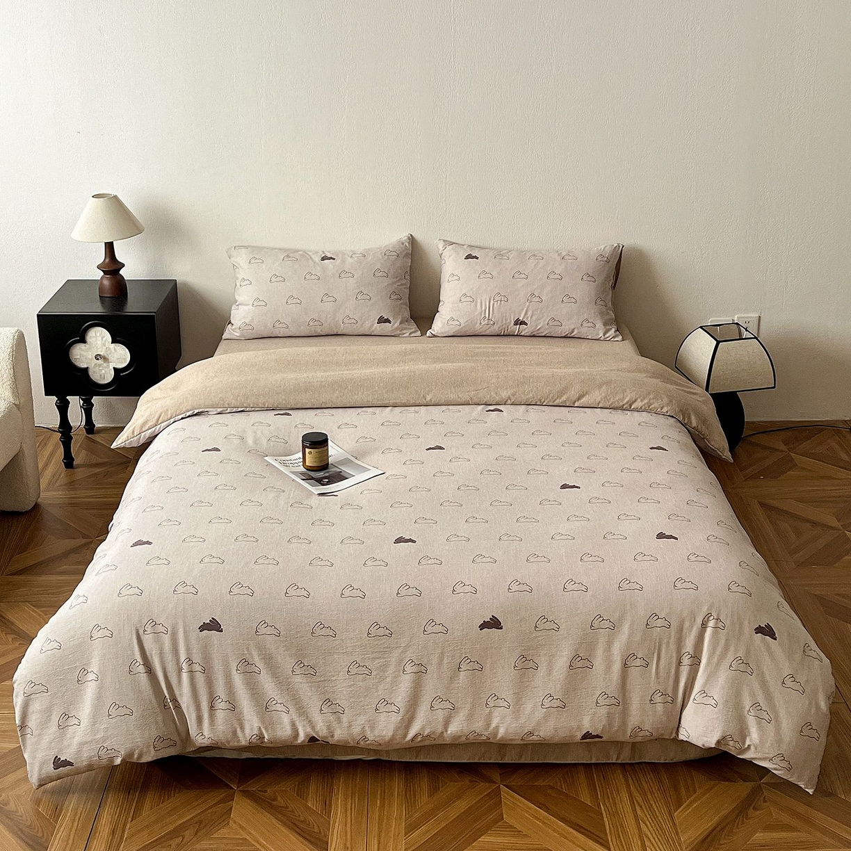 91家纺网 家纺一手货源 找家纺 （总）恋之语 2026新款水洗色织提花工艺系列四件套（量大从优）