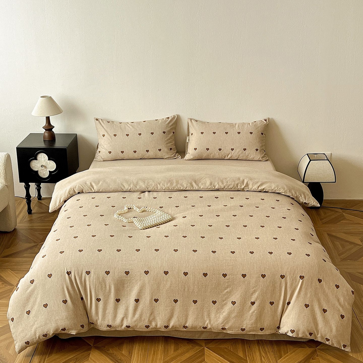 91家纺网 家纺一手货源 找家纺 （总）恋之语 2026新款水洗色织提花工艺系列四件套（量大从优）