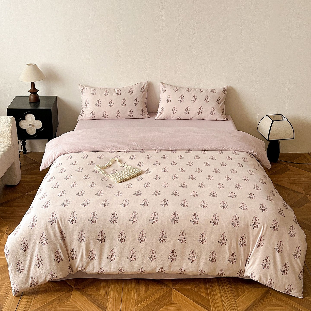 91家纺网 家纺一手货源 找家纺 （总）恋之语 2026新款水洗色织提花工艺系列四件套（量大从优）